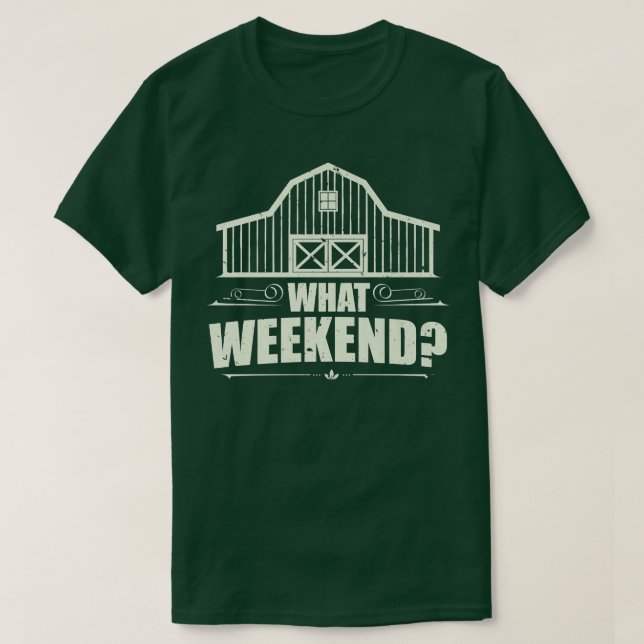 Farmer What Helg T Shirt (Design framsida)