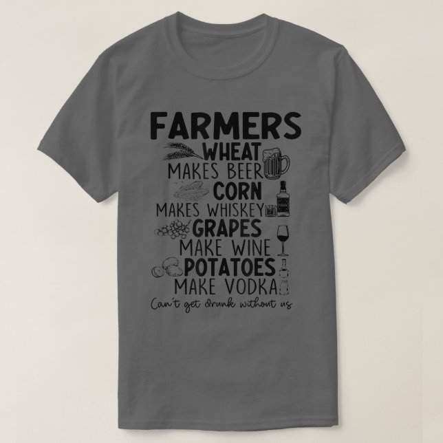 Farmer Wheat Makes T Shirt (Design framsida)