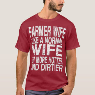 Farmer Wife Shirt for Woman - Vintage Farming T Shirt
