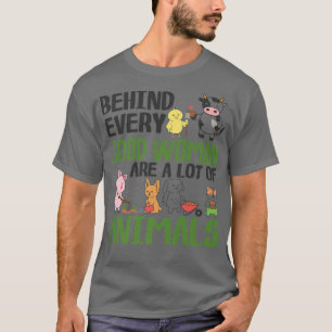 Farmer Woman Animal Caretaker Agriculture Zookeepe T Shirt