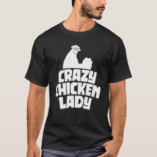 Farmer Women Girls Kids Chicken T Shirt