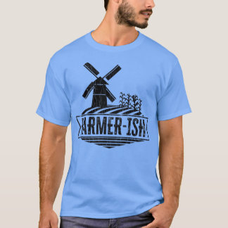 Farmerish Funny Farmer Tractor Animals Gra T Shirt