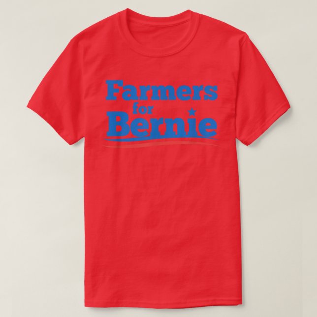 Farmers for Bernie 2020  T Shirt (Design framsida)
