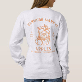 Farmers Market Äpplen - Vintage Höstskörds Grafik T Shirt