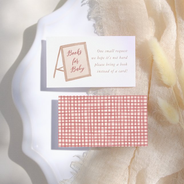 Farmer's Market Baby Shower Books For Baby Tilläggskort (Skapare uppladdad)