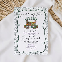 Farmers Market Sage Grön Bröllopsdusch 