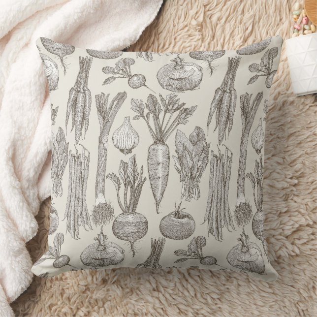 farmer's market vegetables tea strong white kudde (Filt)