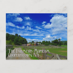 Farmers Museum Cooperstown New York Postcard Vykort