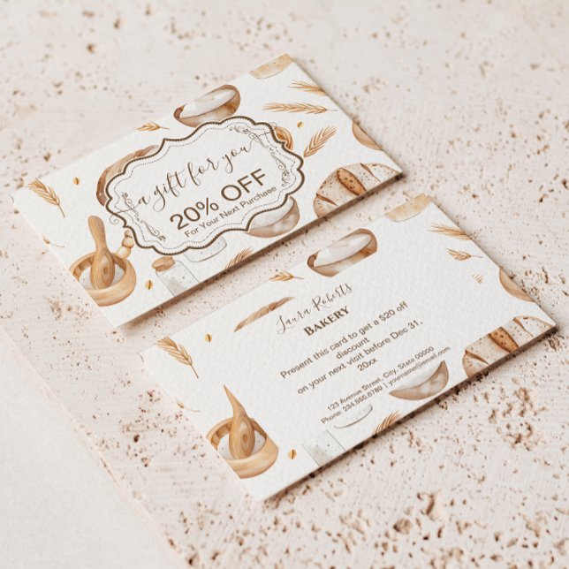Farmhouse Artisan Bakery Rabattkort (Skapare uppladdad)
