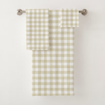 Farmhouse Beige och White Gingham Play