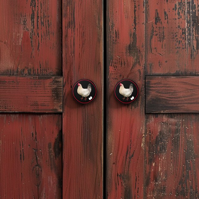 Farmhouse Chicken Eggs Cute Land Ceramic Knob Knopp (Skapare uppladdad)