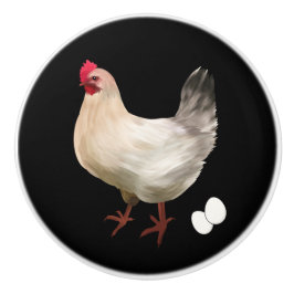 Farmhouse Chicken Eggs Cute Land Knopp