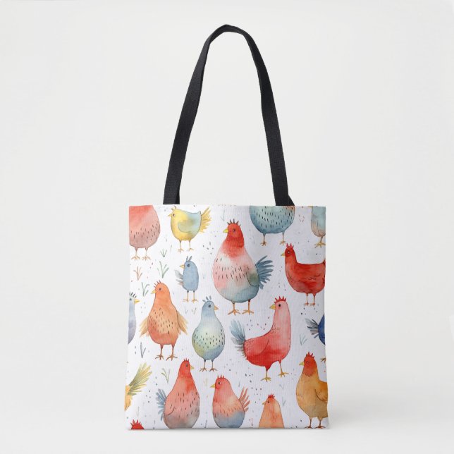 Farmhouse Chickens Tygkasse (Framsida)