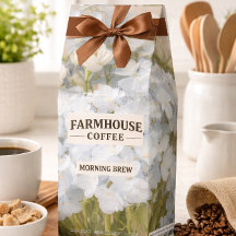 Farmhouse Coffee Hydrangea Botanisk Morgonbrygd