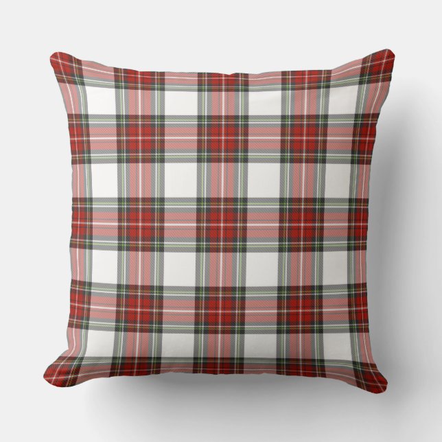 Farmhouse Cottage jul, julpset Tartan-accent Kudde (Framsida)