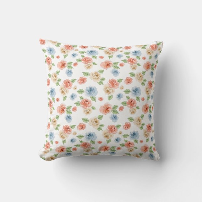 Farmhouse Cottage Shabby Ro accent Dekorativ kudde (Framsida)