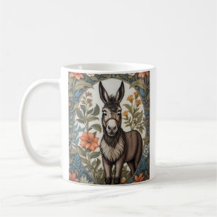 Farmhouse Donkey William Morris Inspired Kaffemugg