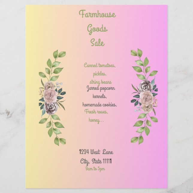 Farmhouse Flyer (Framsidan)