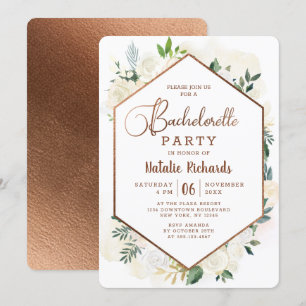 Farmhouse Fresh Rustic Land Bachelorette Party Inbjudningar