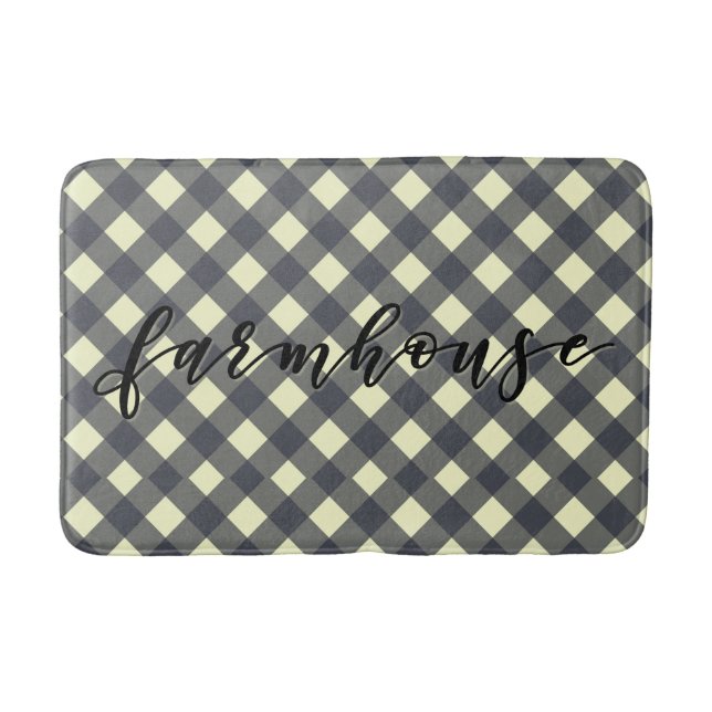 FARMHOUSE GINGHAM BADRUMSMATTA (Framsidan)