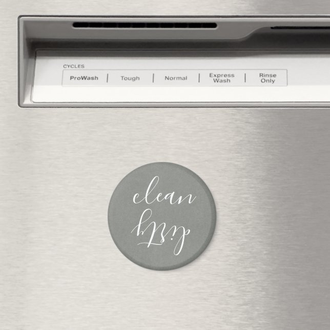 Farmhouse Grått Struktur White Dishwasher Magnet (In Situ (Dishwasher))