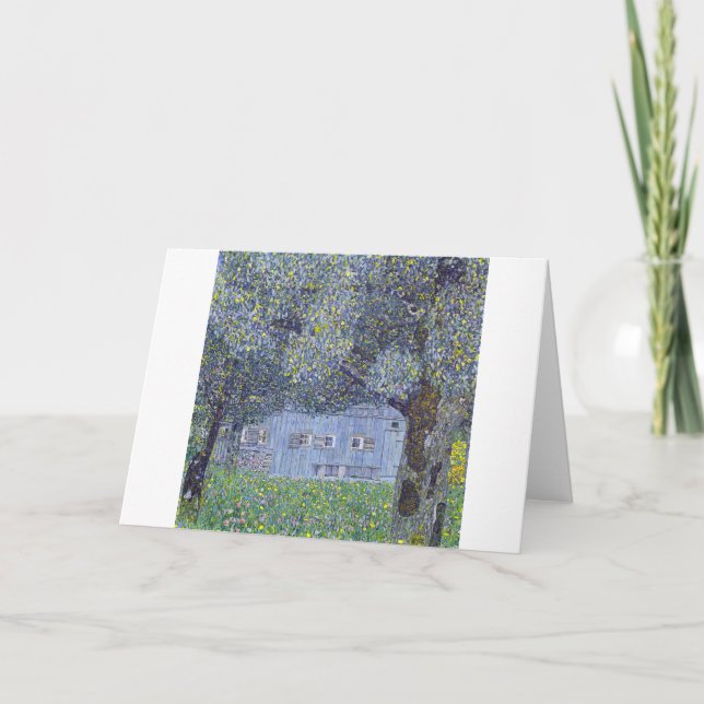 Farmhouse, Gustav Klimt Kort (Framsida)