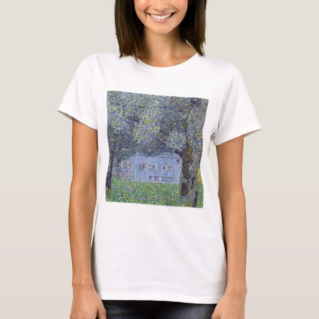 Farmhouse, Gustav Klimt T Shirt (Framsida)