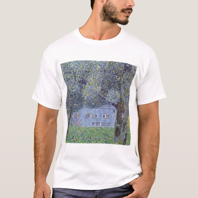 Farmhouse, Gustav Klimt T Shirt (Framsida)