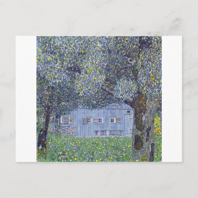 Farmhouse, Gustav Klimt Vykort (Framsida)