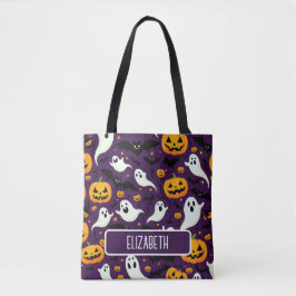Farmhouse Halloween Fladdermus Pumpkin Ghost Party Tygkasse
