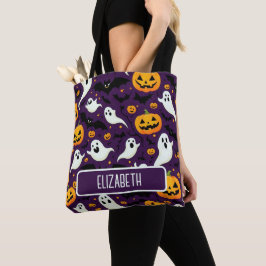 Farmhouse Halloween Fladdermus Pumpkin Ghost Party Tygkasse