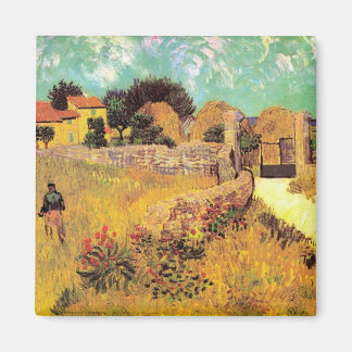 Farmhouse i Provence av Vincent van Gogh Magnet
