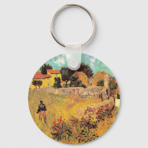 Farmhouse i Provence av Vincent van Gogh Nyckelring
