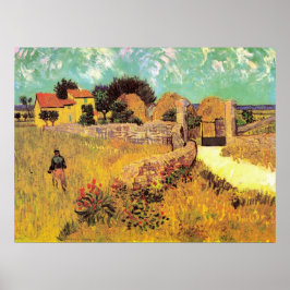 Farmhouse i Provence av Vincent van Gogh Poster