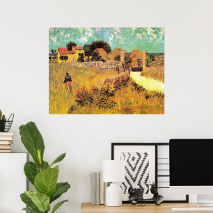 Farmhouse i Provence av Vincent van Gogh Poster