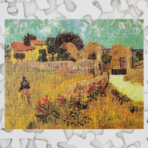 Farmhouse i Provence av Vincent van Gogh Pussel