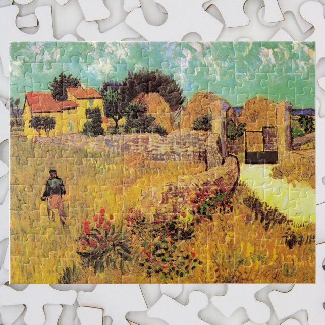 Farmhouse i Provence av Vincent van Gogh Pussel (Skapare uppladdad)