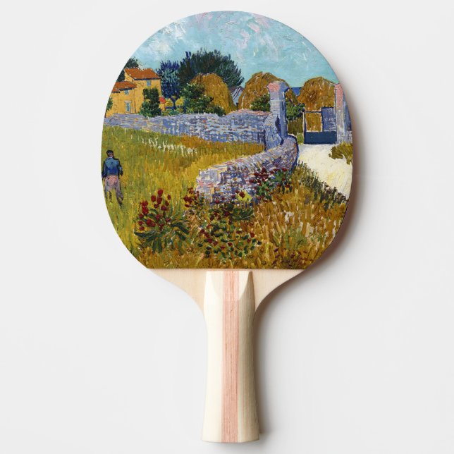 Farmhouse in Provence (1888) by Vincent Van Gogh Pingisracket (Framsidan)