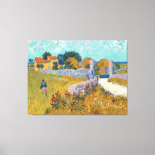 Farmhouse in Provence av Vincent van Gogh (1888) Canvastryck
