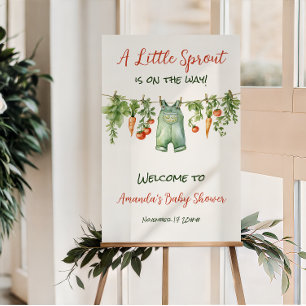 Farmhouse Little Sprout Klädstreck Babykalas Poster