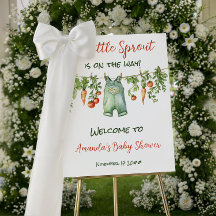 Farmhouse Little Sprout Tvättpinne Baby Shower