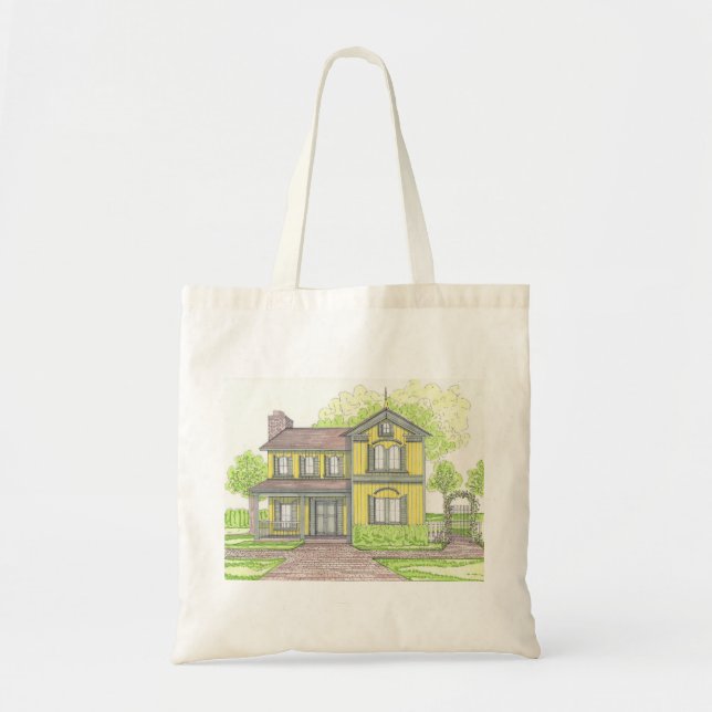 FarmHouse Livsmedel Tote Bag Tygkasse (Framsidan)