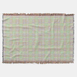 Farmhouse Neutral Sage Plaid Filt
