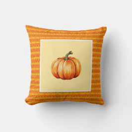 Farmhouse Orange Pumpkin Mysigt Fall-dekoration Kudde