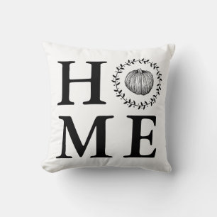 Farmhouse Pumpkin Wand Home Kudde