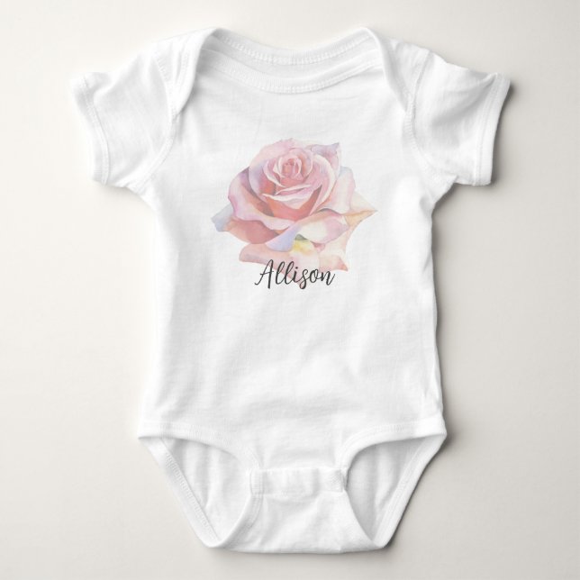 Farmhouse Rosa Signatur T Shirt (Framsida)
