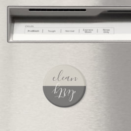 Farmhouse Rustic Beige Grått Dishwasher Magnet