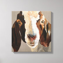Farmhouse Show Goat Painting Wall Art på Canvas