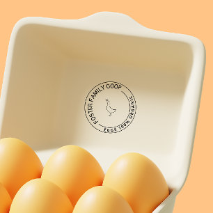 Farmhouse Stil Anka Egg carton Wood Art Frimärke Stämpel