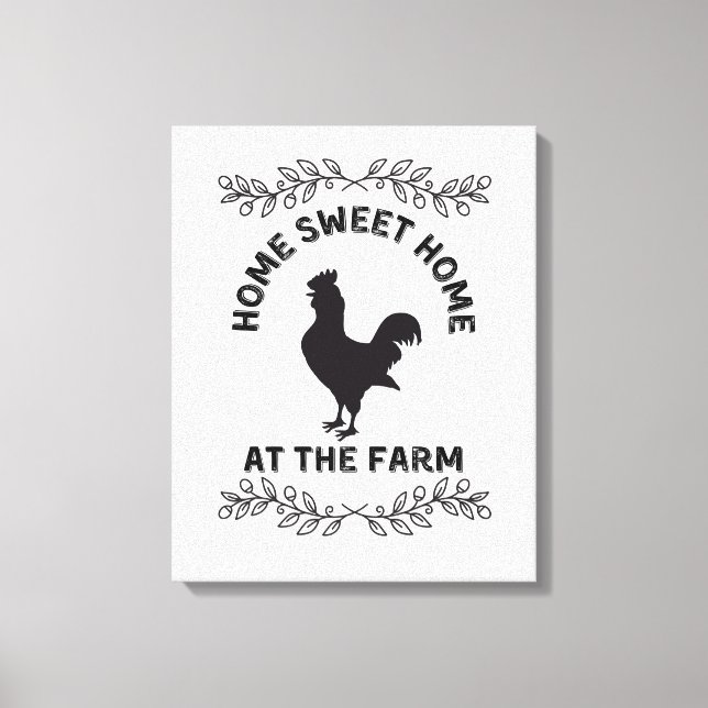Farmhouse Stil Canvas Wall Art (Framsida)